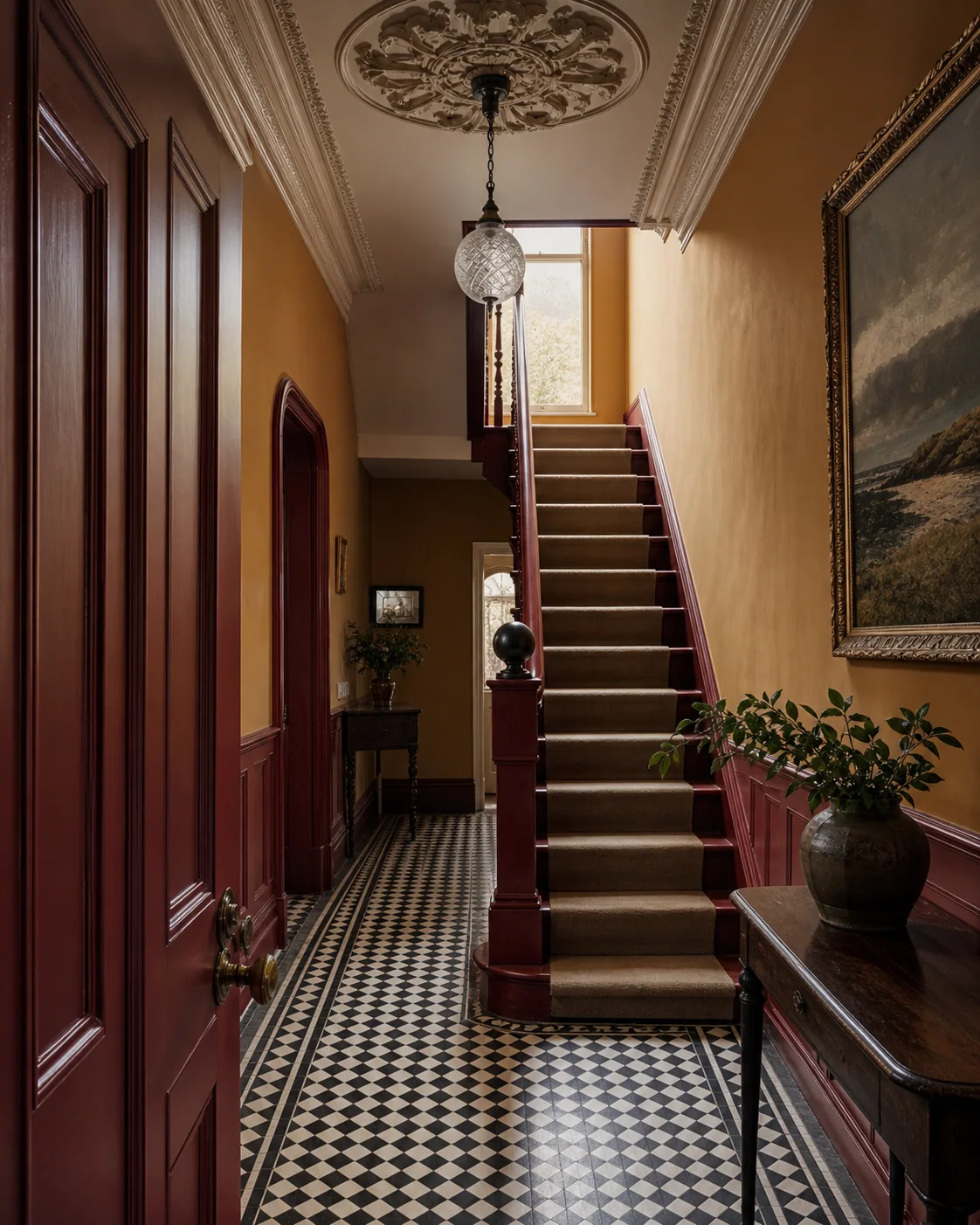 Colour returned to the hall